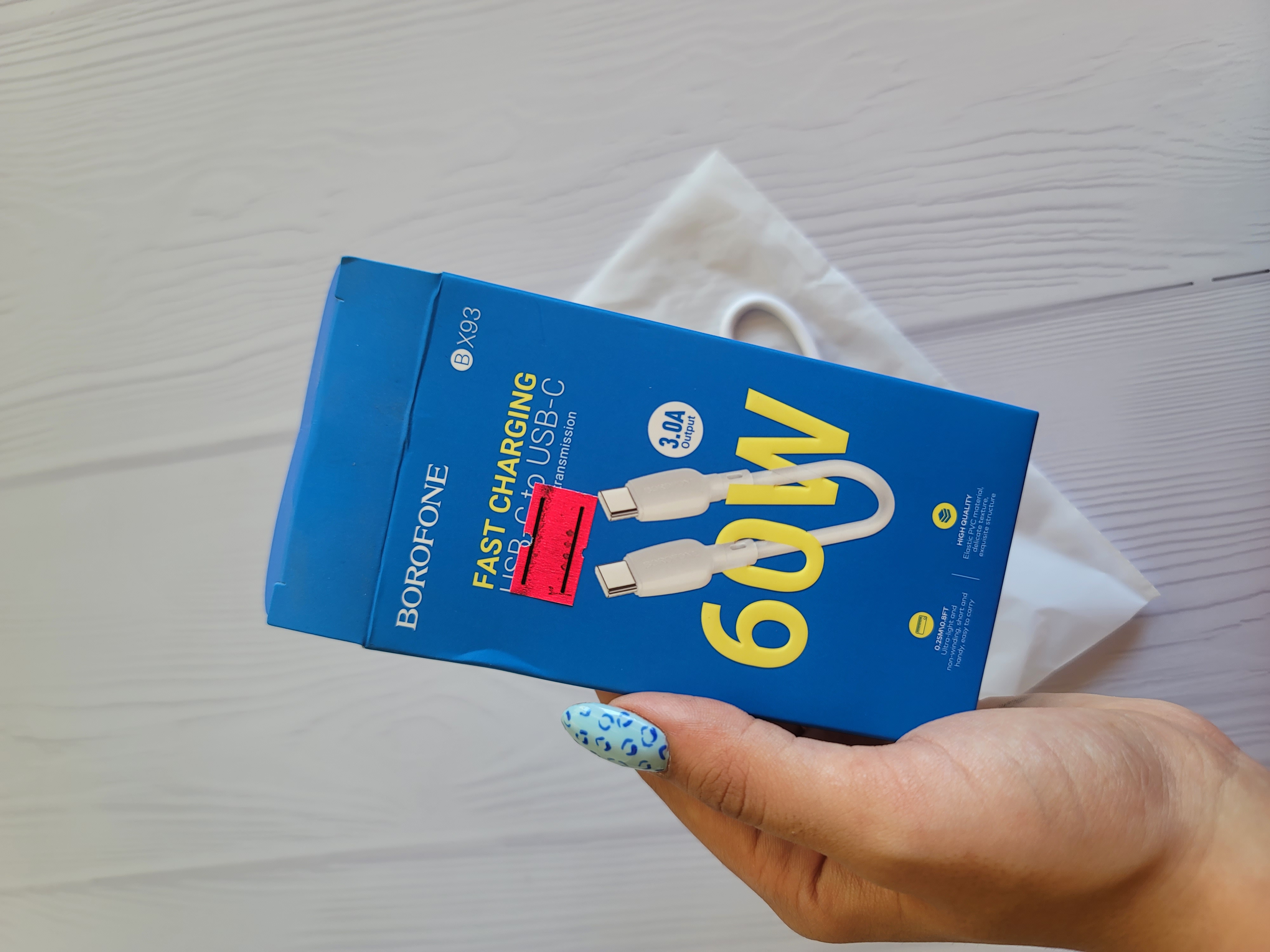 سیم شارژر 60 وات تایپ سی