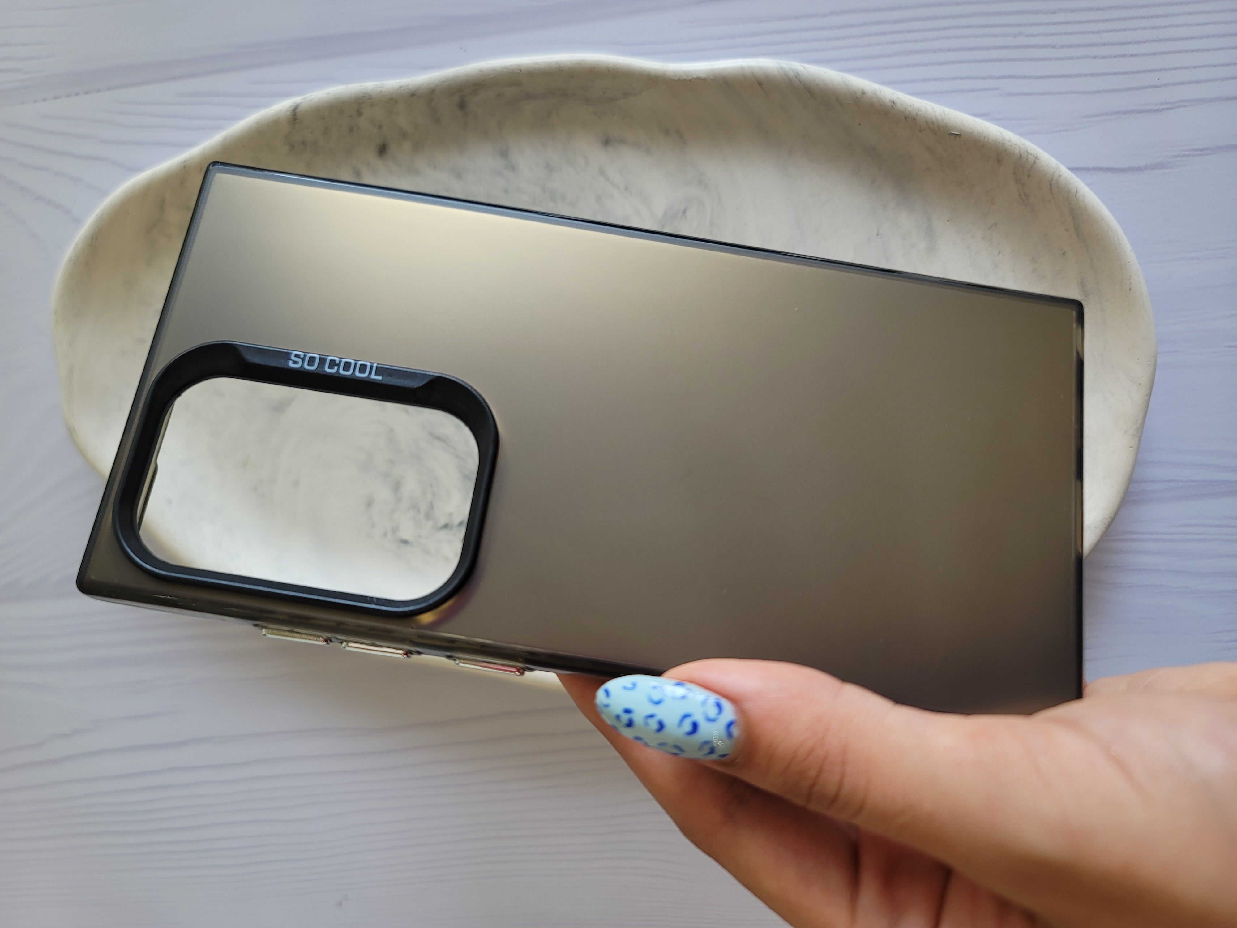 قاب گوشی S 24ultra سوکول مشکی مات  /اس ۲۴ اولترا