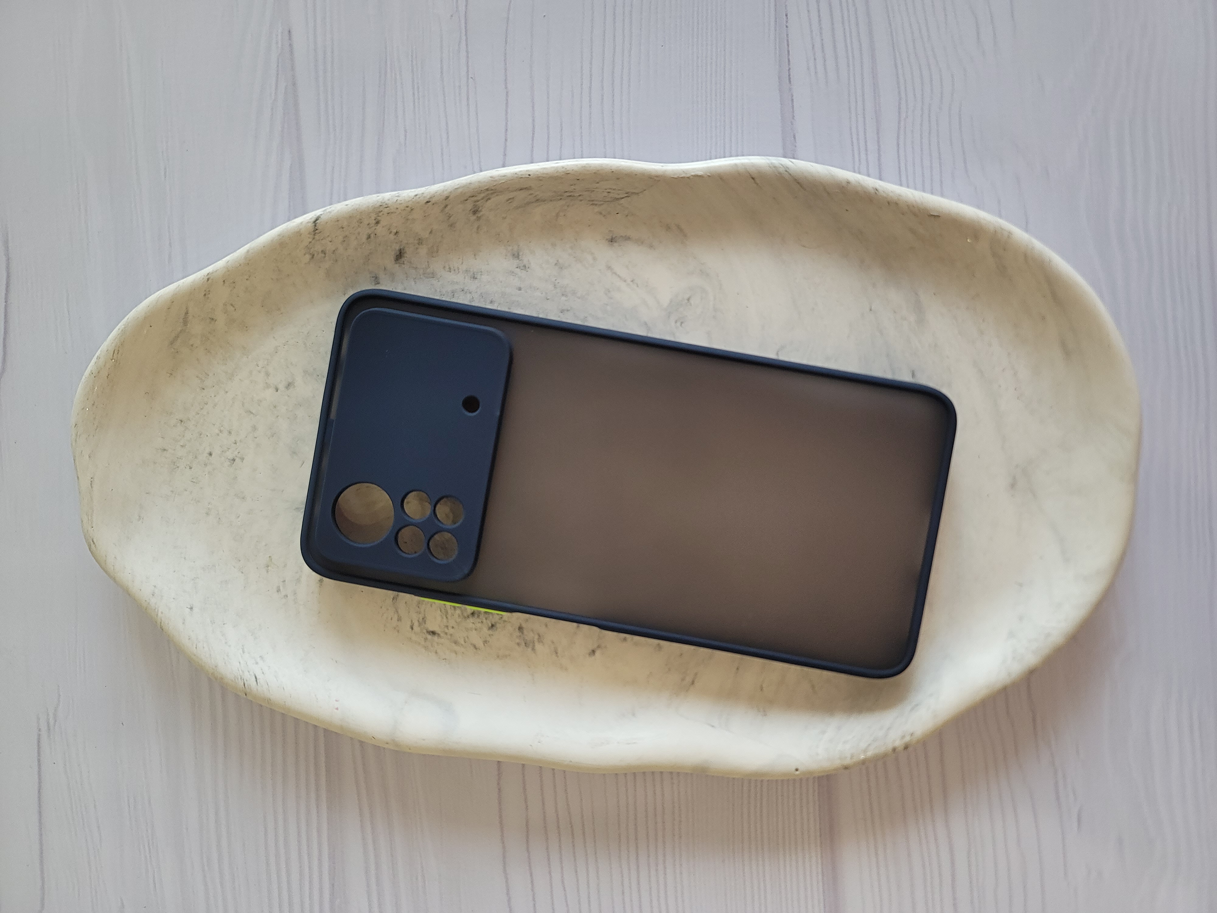 قاب گوشی Poco x 4 pro مات سرمه ای