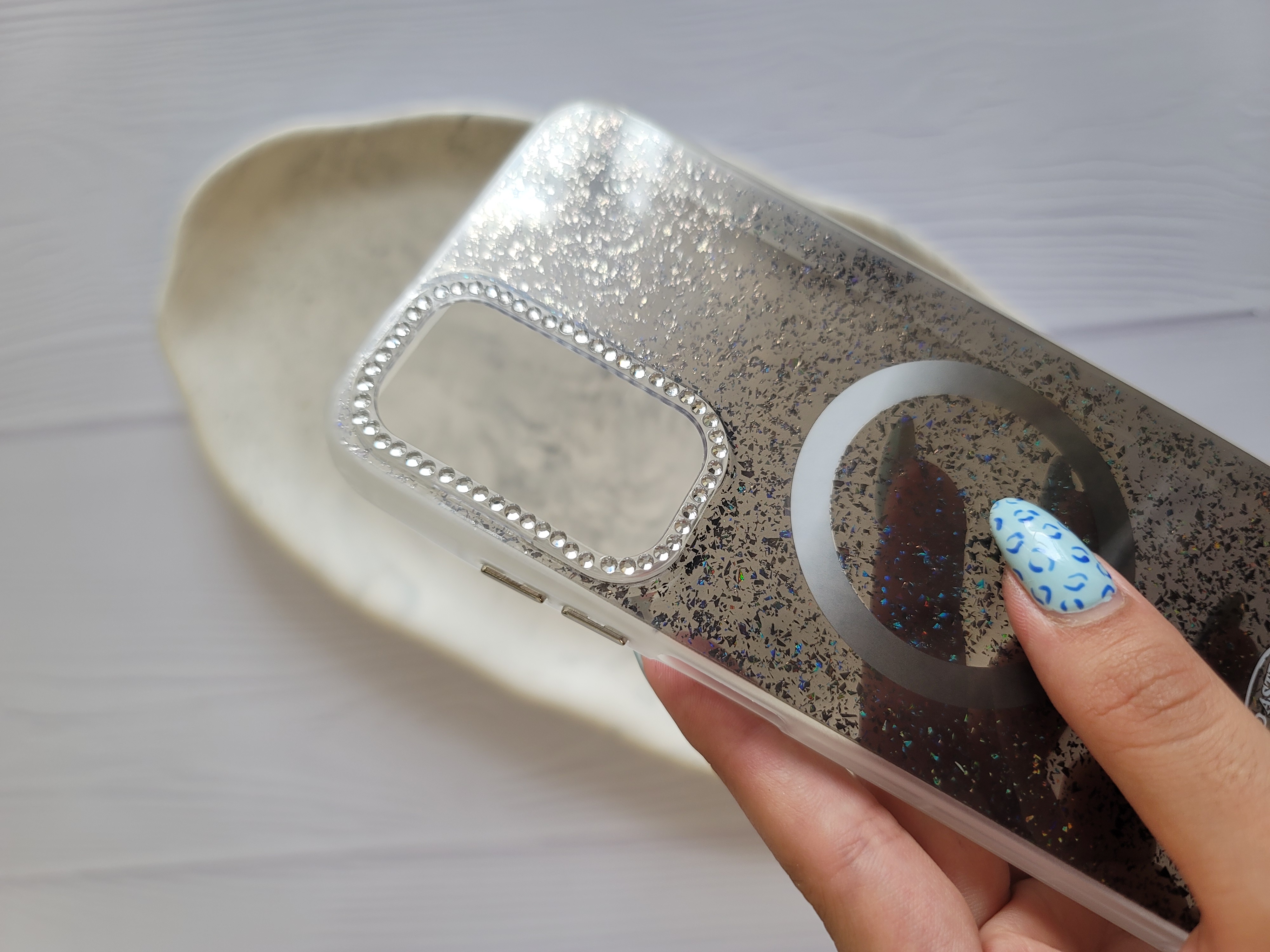 قاب گوشی A05s  شاینی مشکی