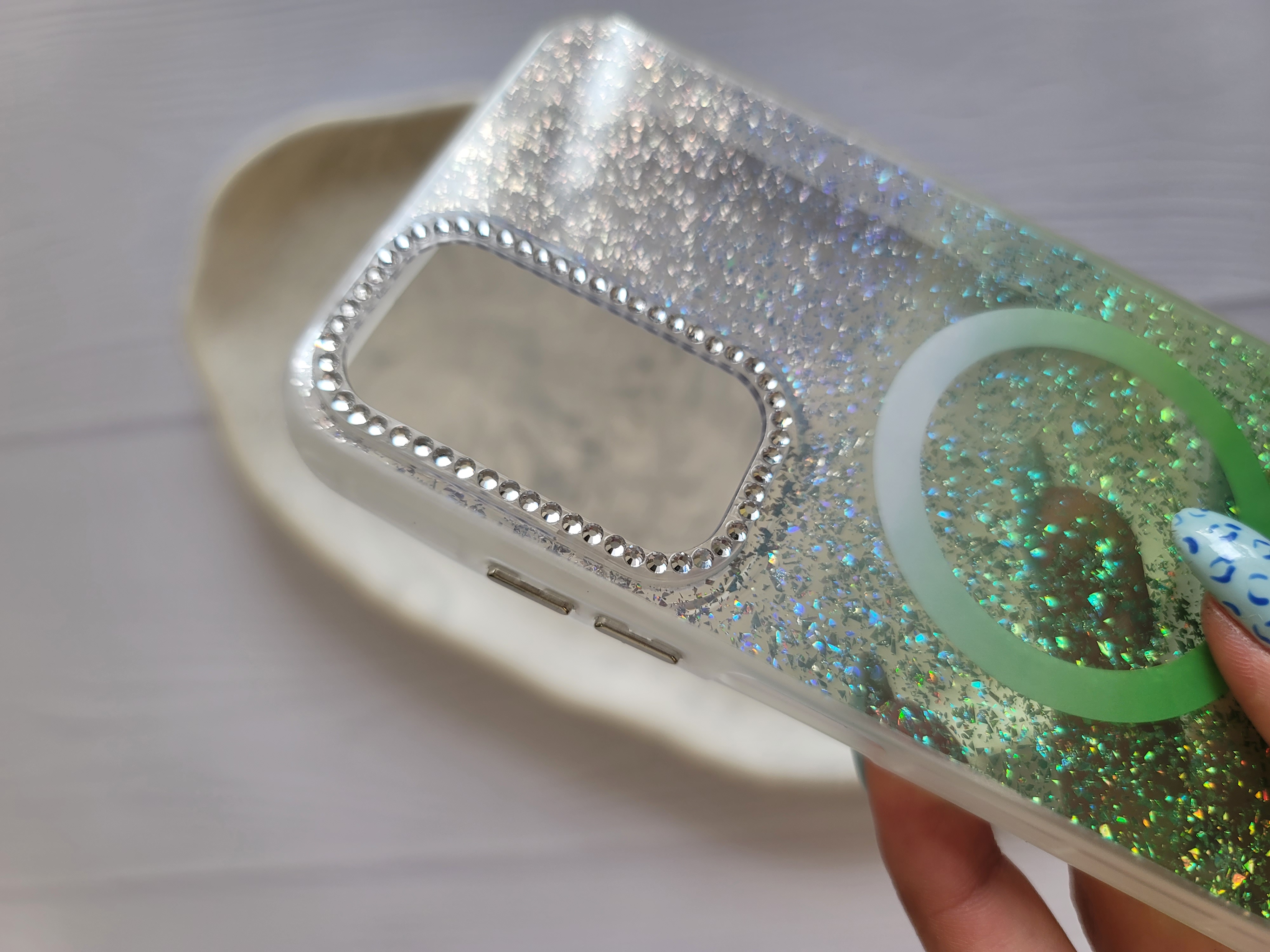 قاب گوشی A05s  شاینی سبز