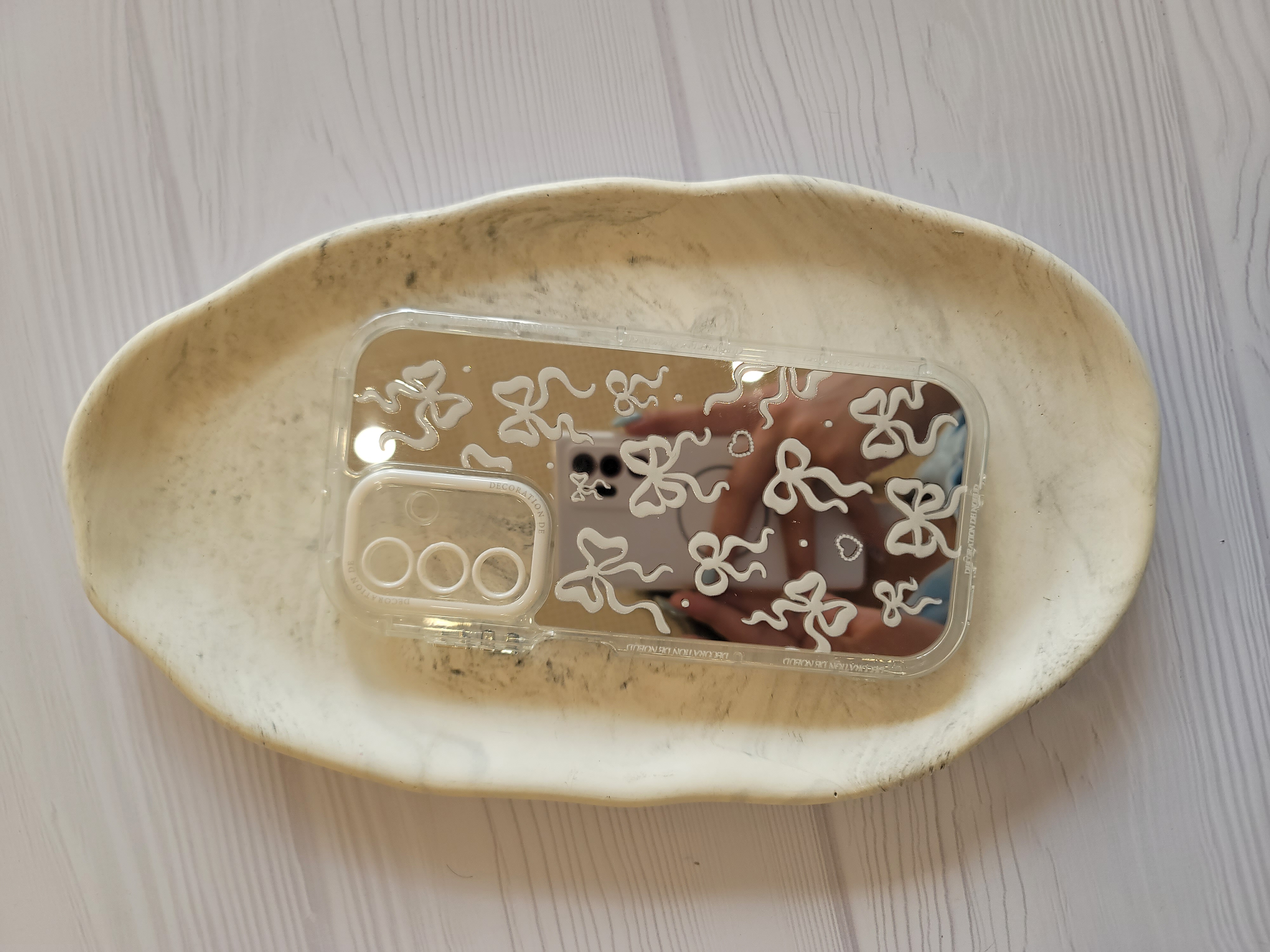 قاب گوشیa36. a56 پاپیونی آیینه ای