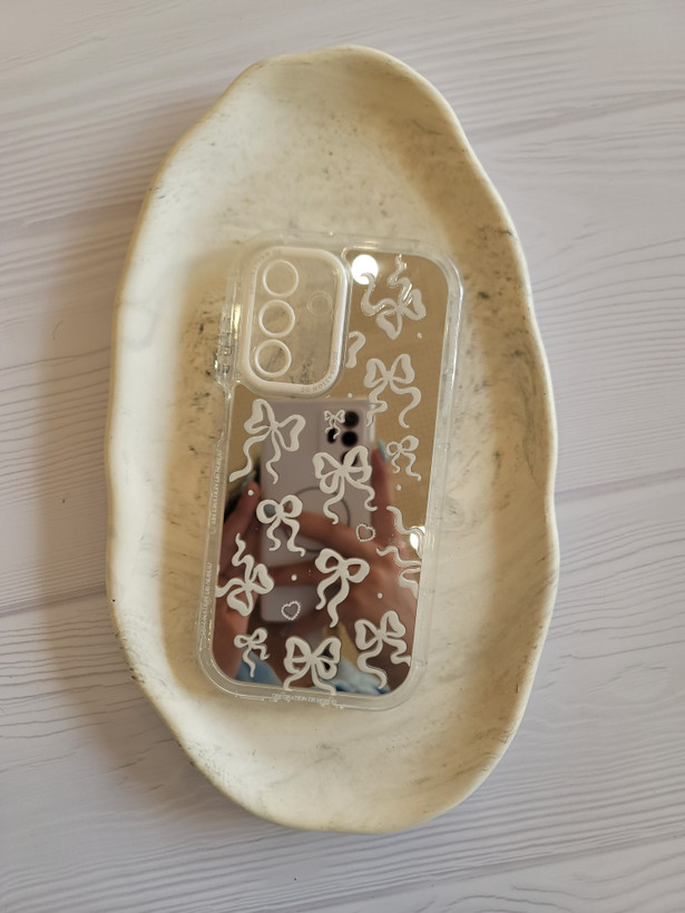 قاب گوشیa36. a56 پاپیونی آیینه ای
