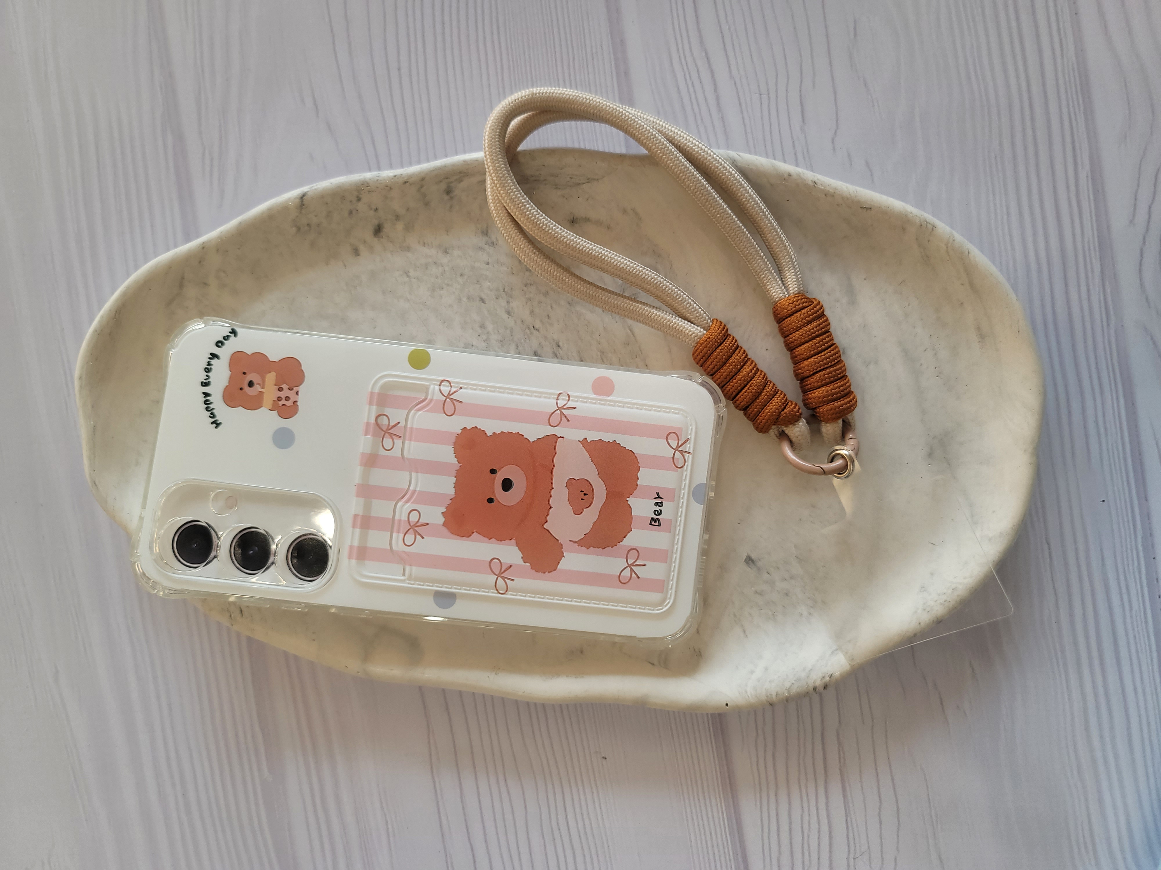 قاب گوشی a35a55 جاکارتی به همراه بند