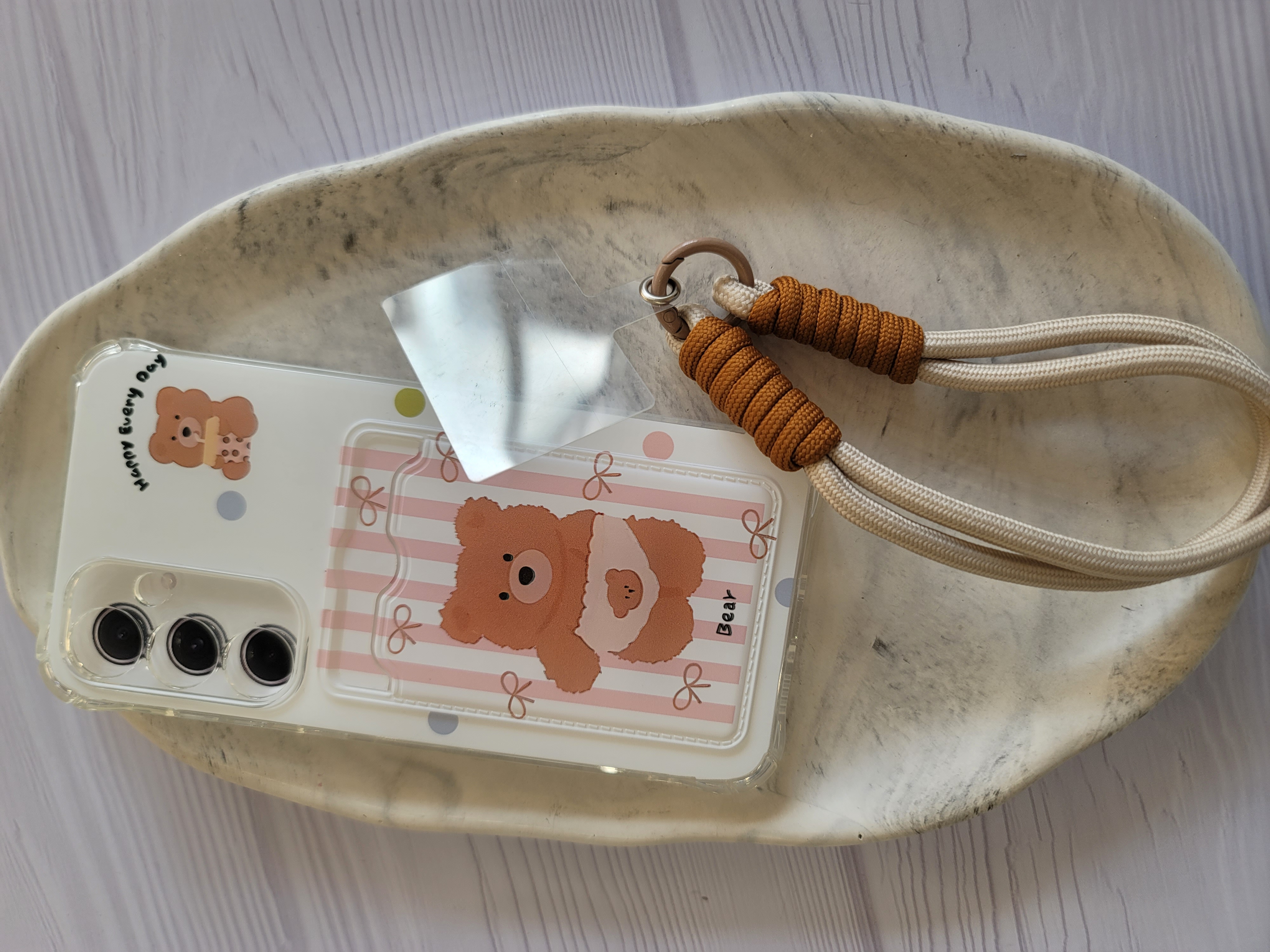 قاب گوشی a35a55 جاکارتی به همراه بند