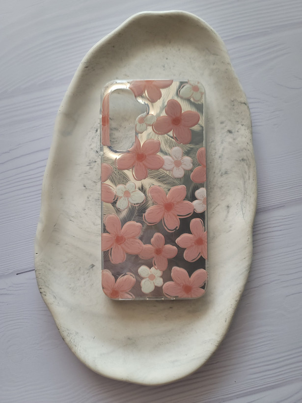 قاب گوشی a16 گلدار براشی