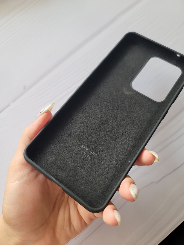 قاب گوشی s20 ultra سیلیکونی مشکی